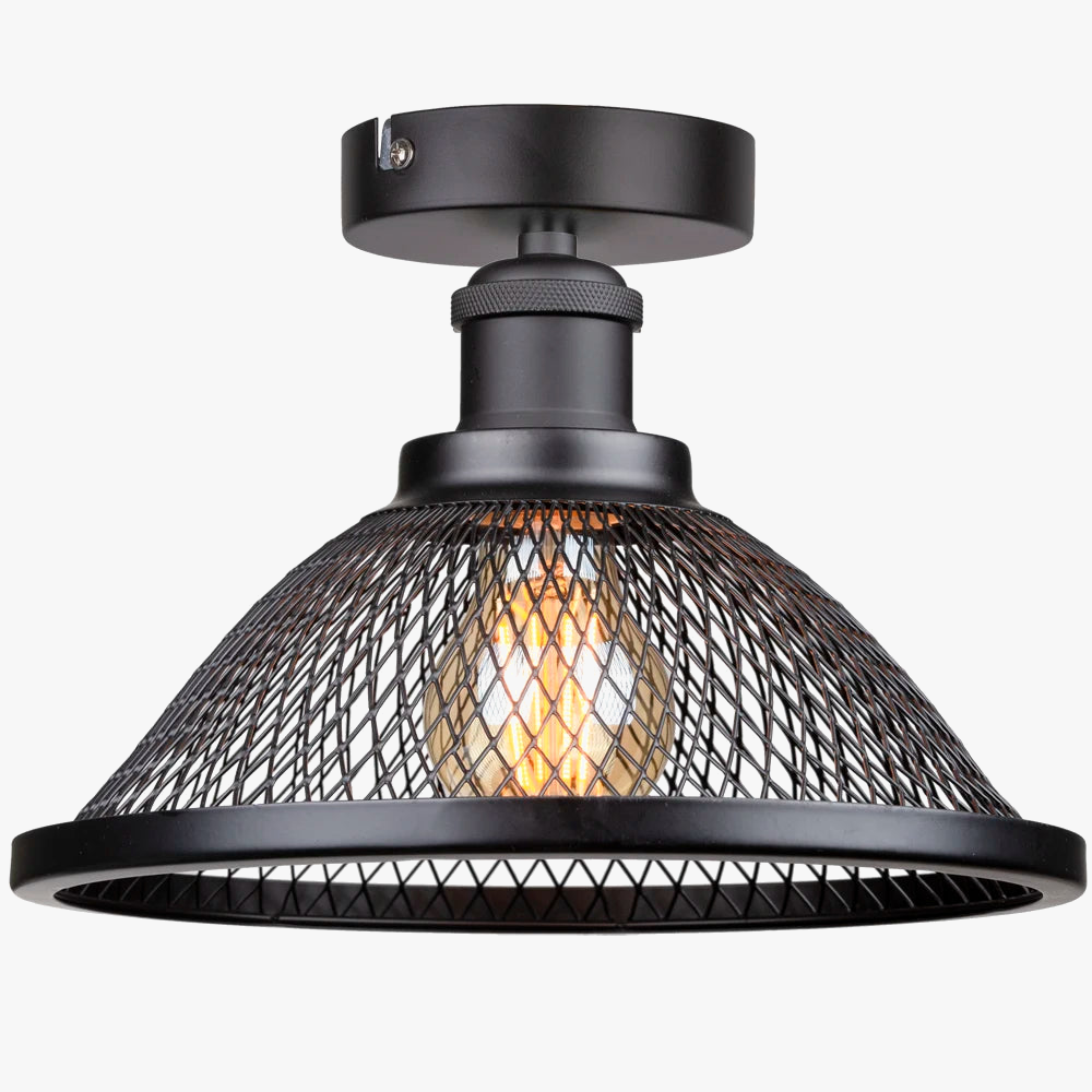 plafonnier moderne à leds style vintage industriel rétro loft