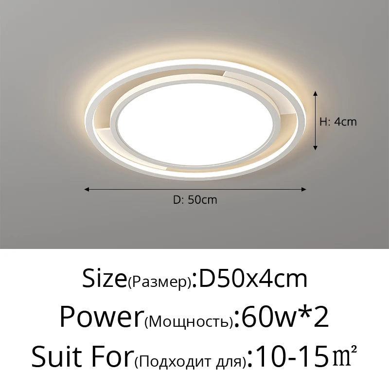 plafonnier moderne lumineux pour un éclairage décoratif élégant