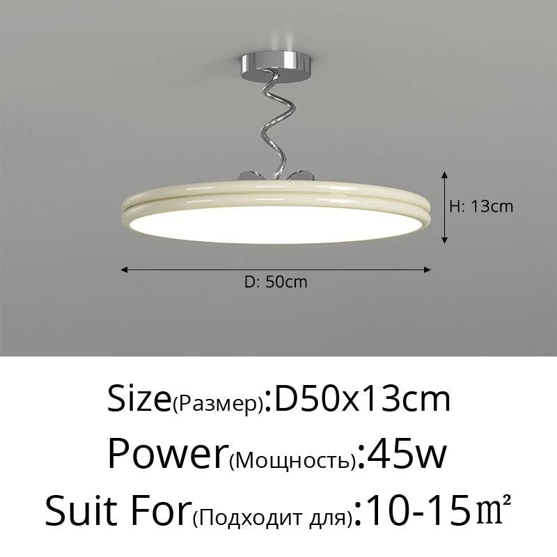 plafonnier moderne minimaliste créatif pour protection des yeux