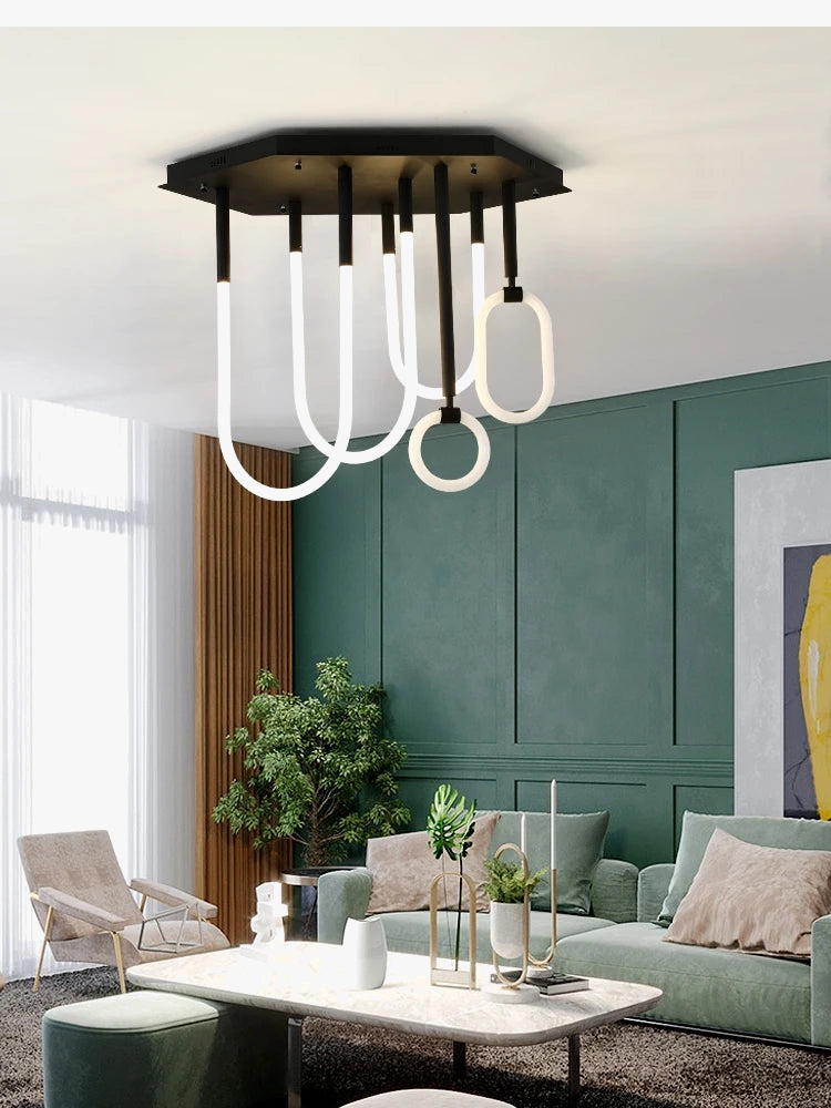plafonnier moderne minimaliste de luxe pour intérieur élégant
