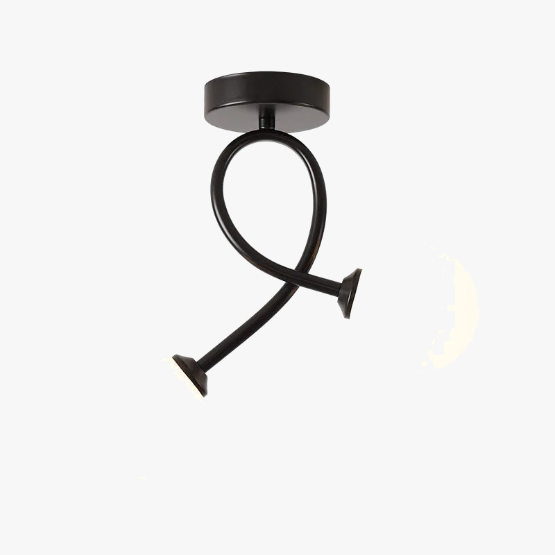 plafonnier moderne minimaliste en verre éclairage intérieur