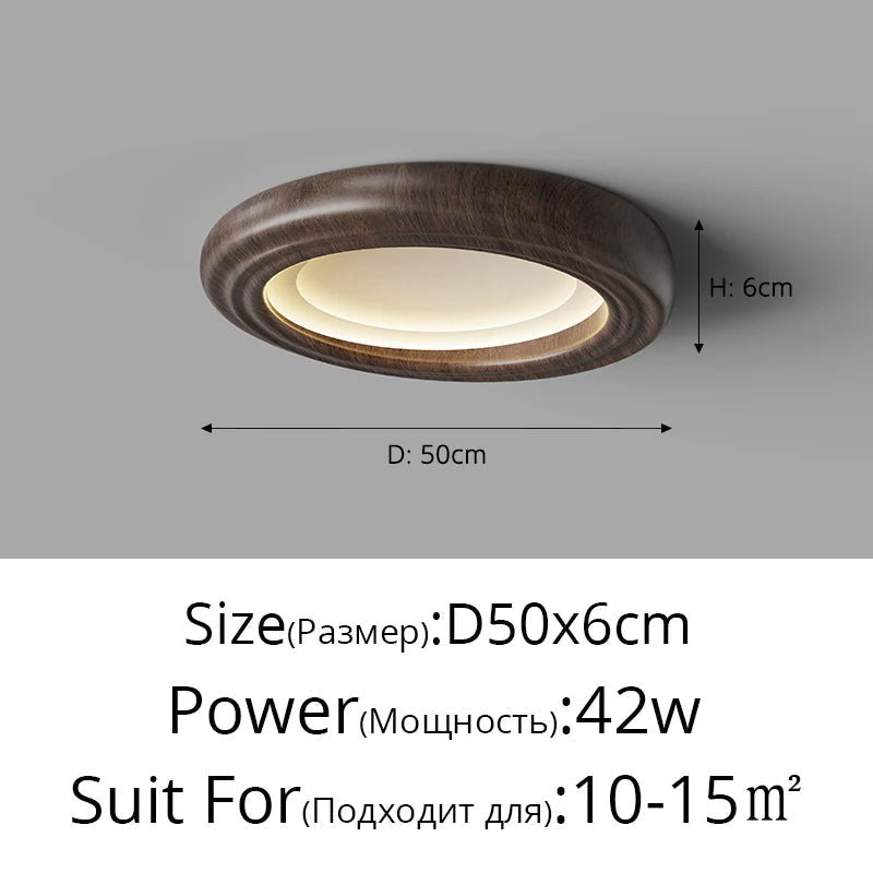 plafonnier moderne minimaliste protection des yeux style bûche pour enfants