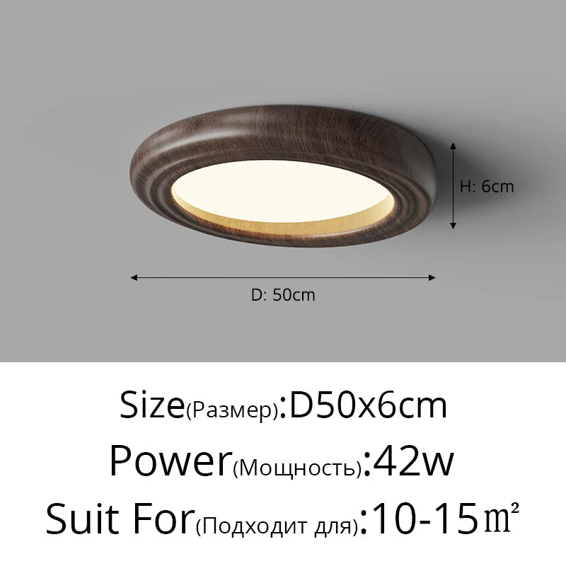 plafonnier moderne minimaliste protection des yeux style bûche pour enfants