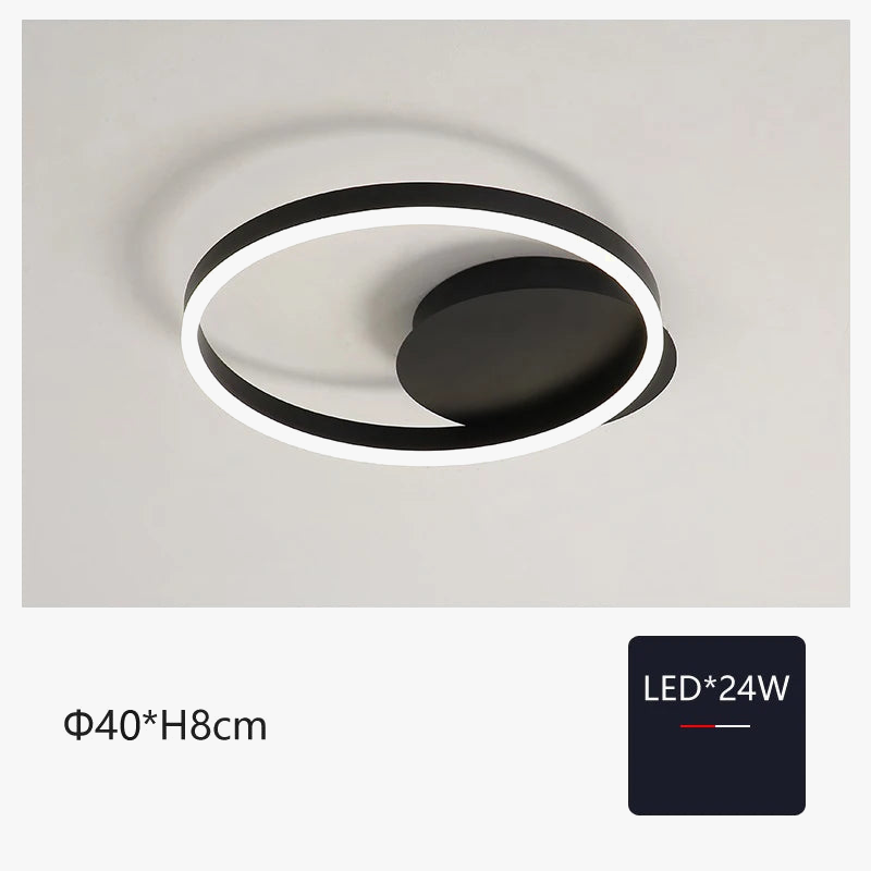 plafonnier moderne nordique éclairage haut de gamme design épuré