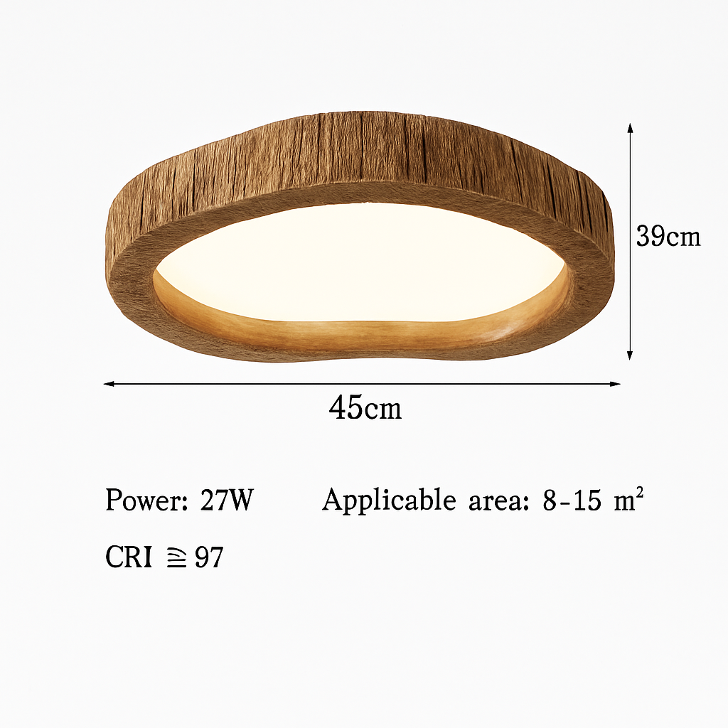 plafonnier moderne nordique protection des yeux lumière complète