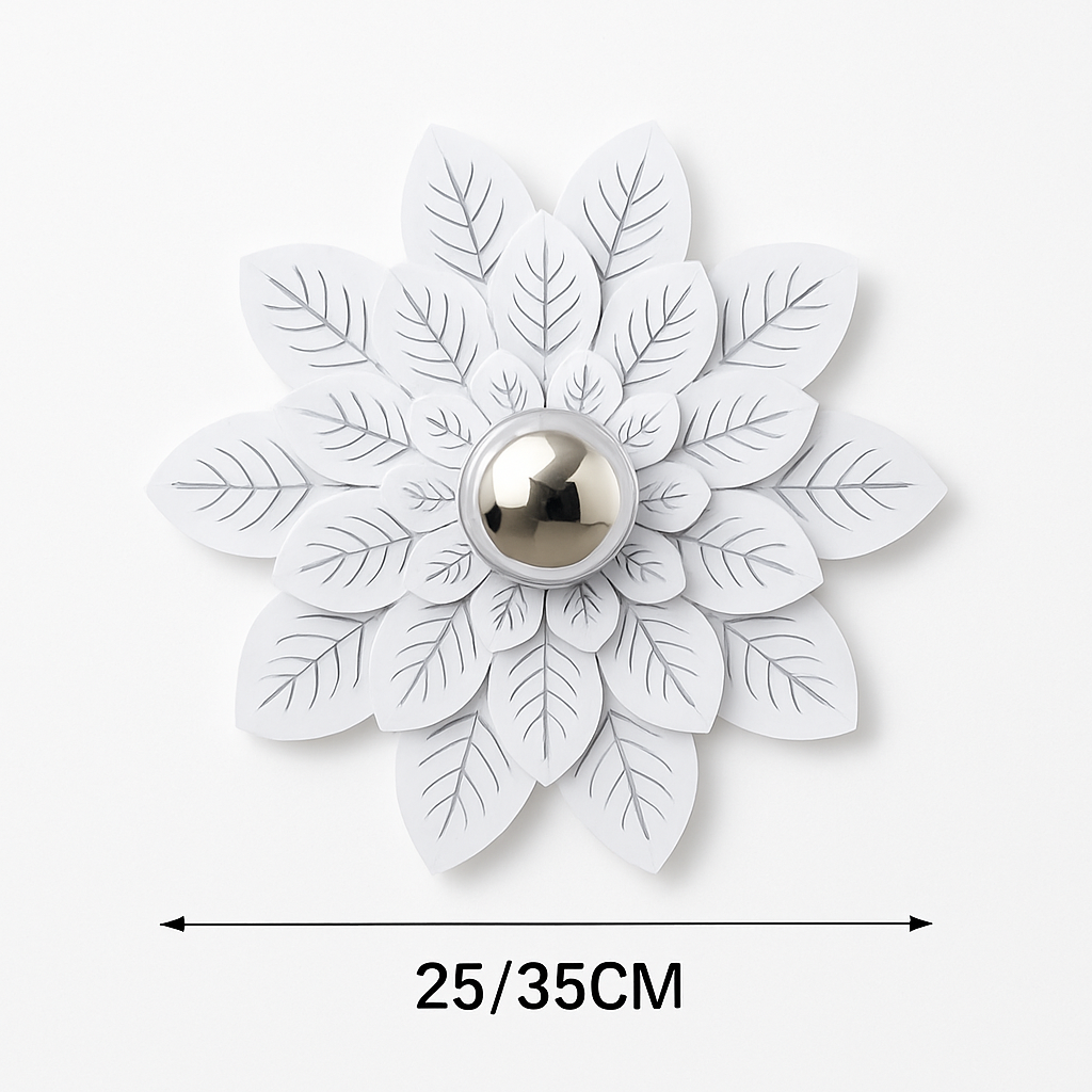 plafonnier moderne à ombre de fleur pour décoration intérieure