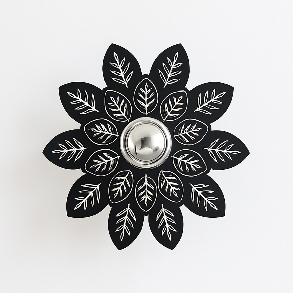 plafonnier moderne à ombre de fleur pour décoration intérieure
