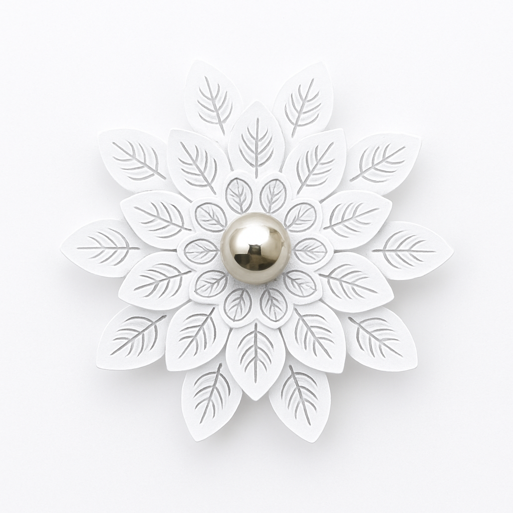 plafonnier moderne à ombre de fleur pour décoration intérieure