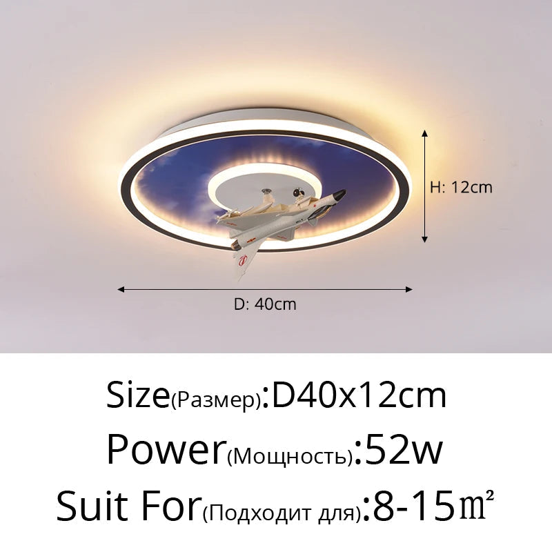 plafonnier moderne pour chambre d'enfants et décoration intérieure