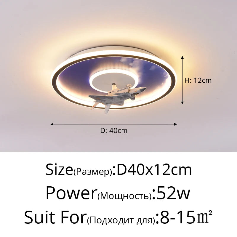 plafonnier moderne pour chambre d'enfants et décoration intérieure