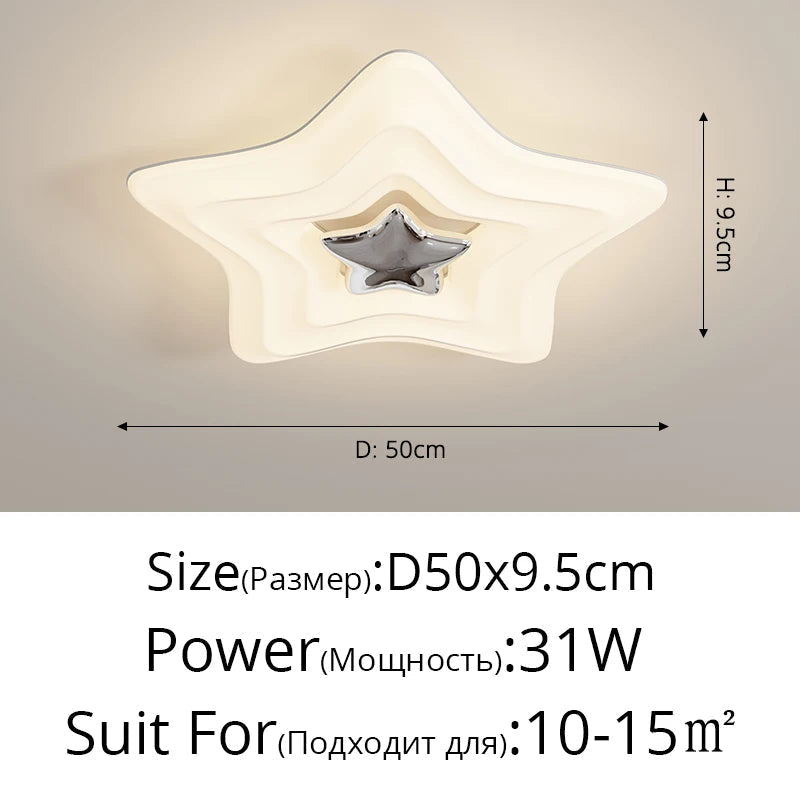plafonnier moderne rond à LED pour éclairage intérieur décoratif