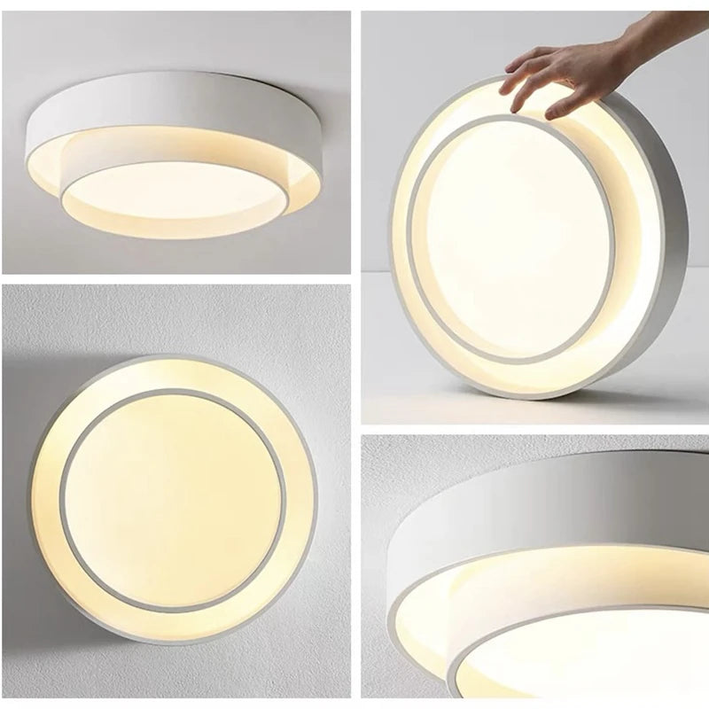 plafonnier moderne rond pour un éclairage créatif et nordique