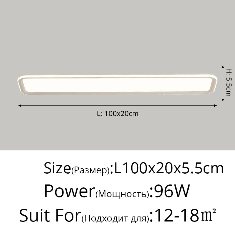 plafonnier moderne simple nordique pour balcon et entrée