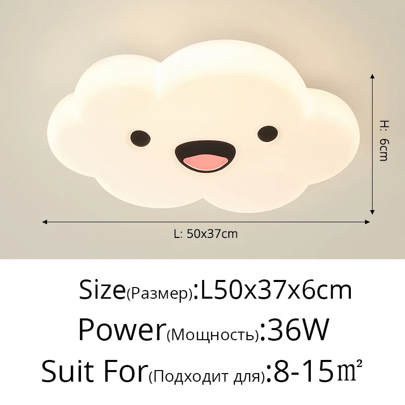 plafonnier moderne smiley visage pour éclairage intérieur