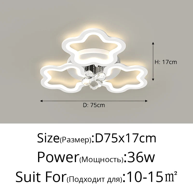 plafonnier moderne style citrouille luxe cristal 2024 pour toute la maison
