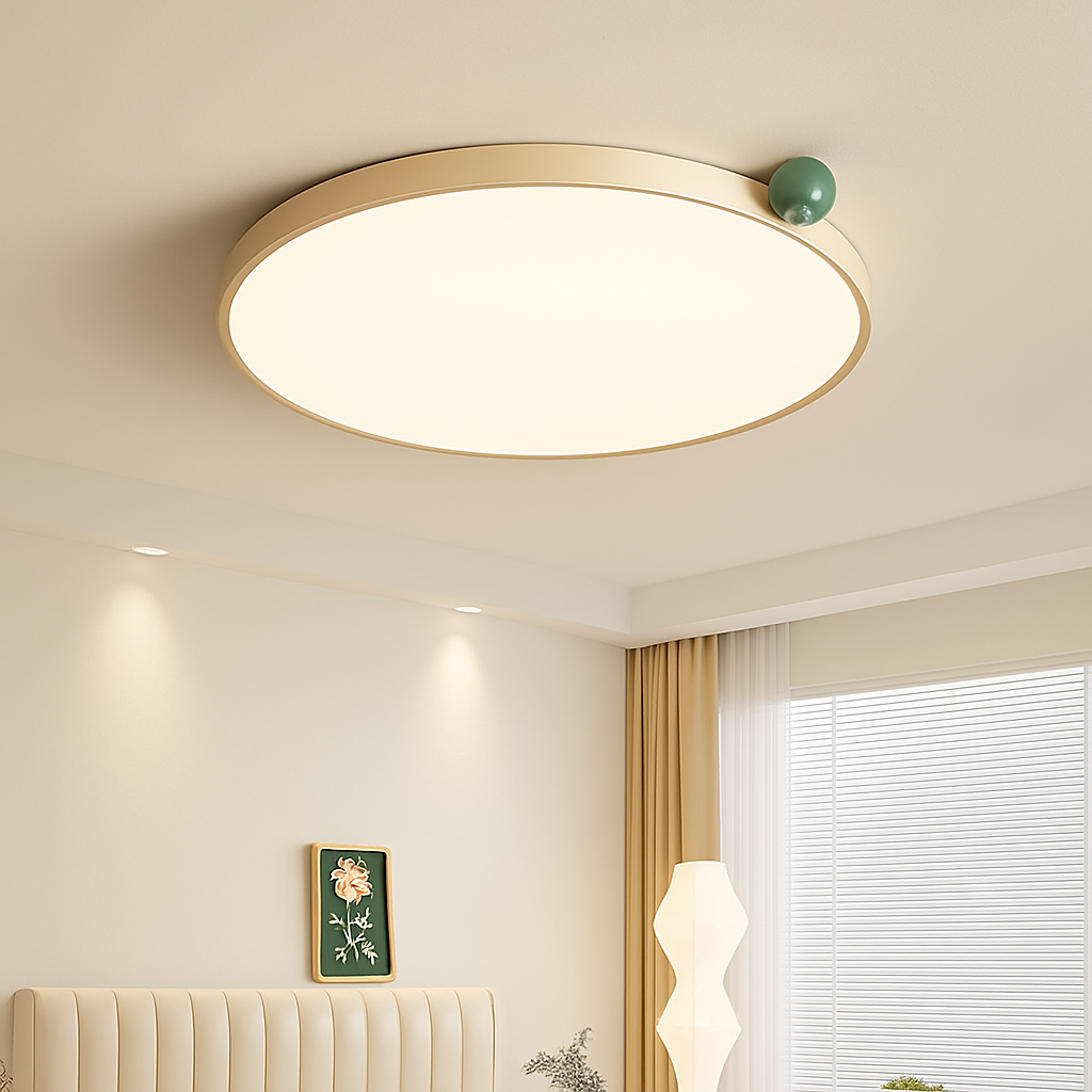 plafonnier moderne ultra fin design minimaliste pour intérieur élégant