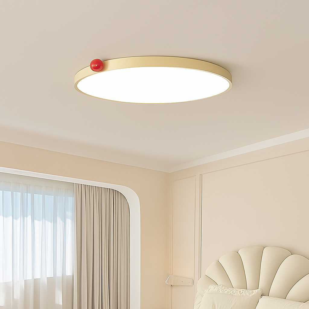 plafonnier moderne ultra fin design minimaliste pour intérieur élégant