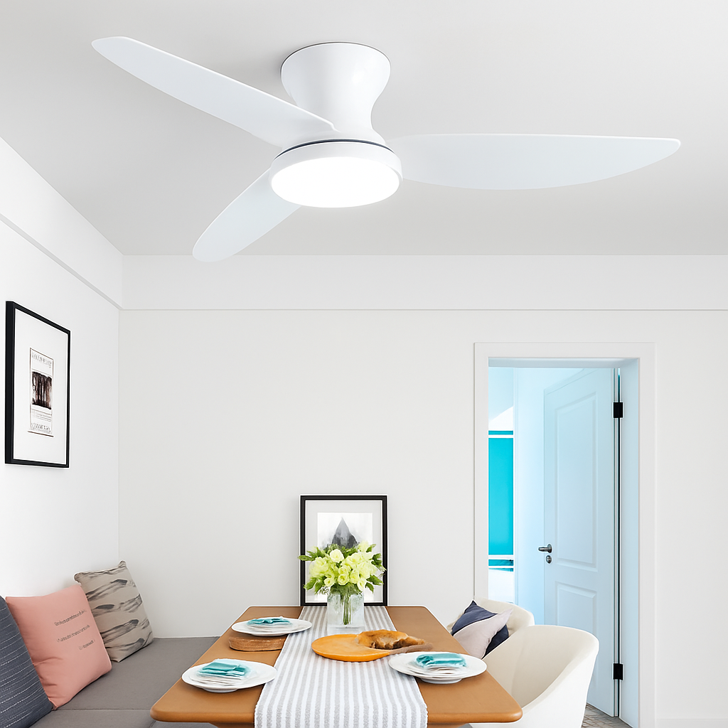 plafonnier moderne ventilateur de plafond télécommande lumière nordique variable