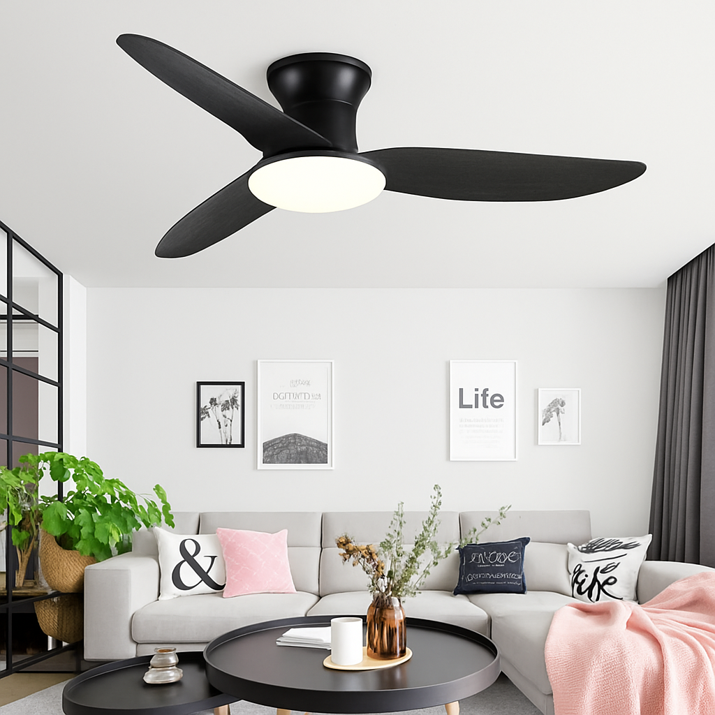 plafonnier moderne ventilateur de plafond télécommande lumière nordique variable