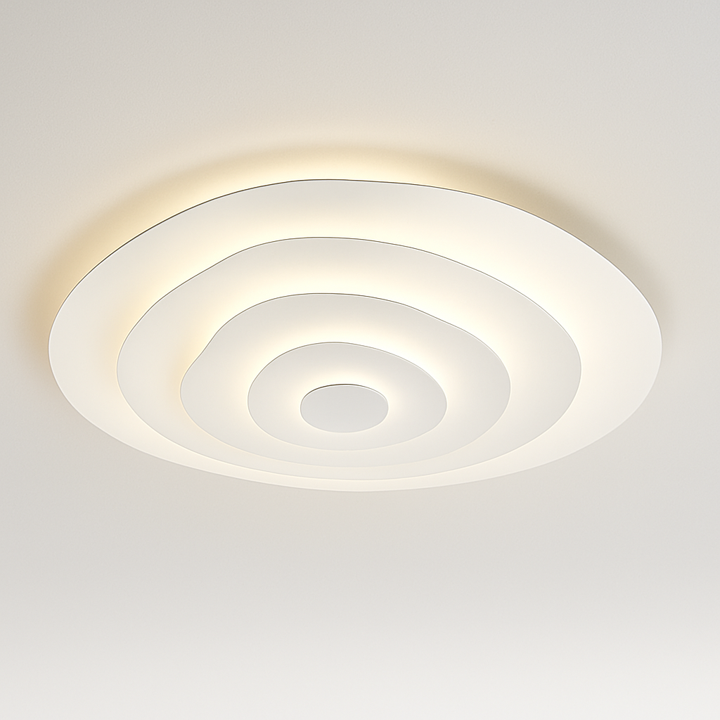 plafonnier multicouche design en forme irrégulière originale