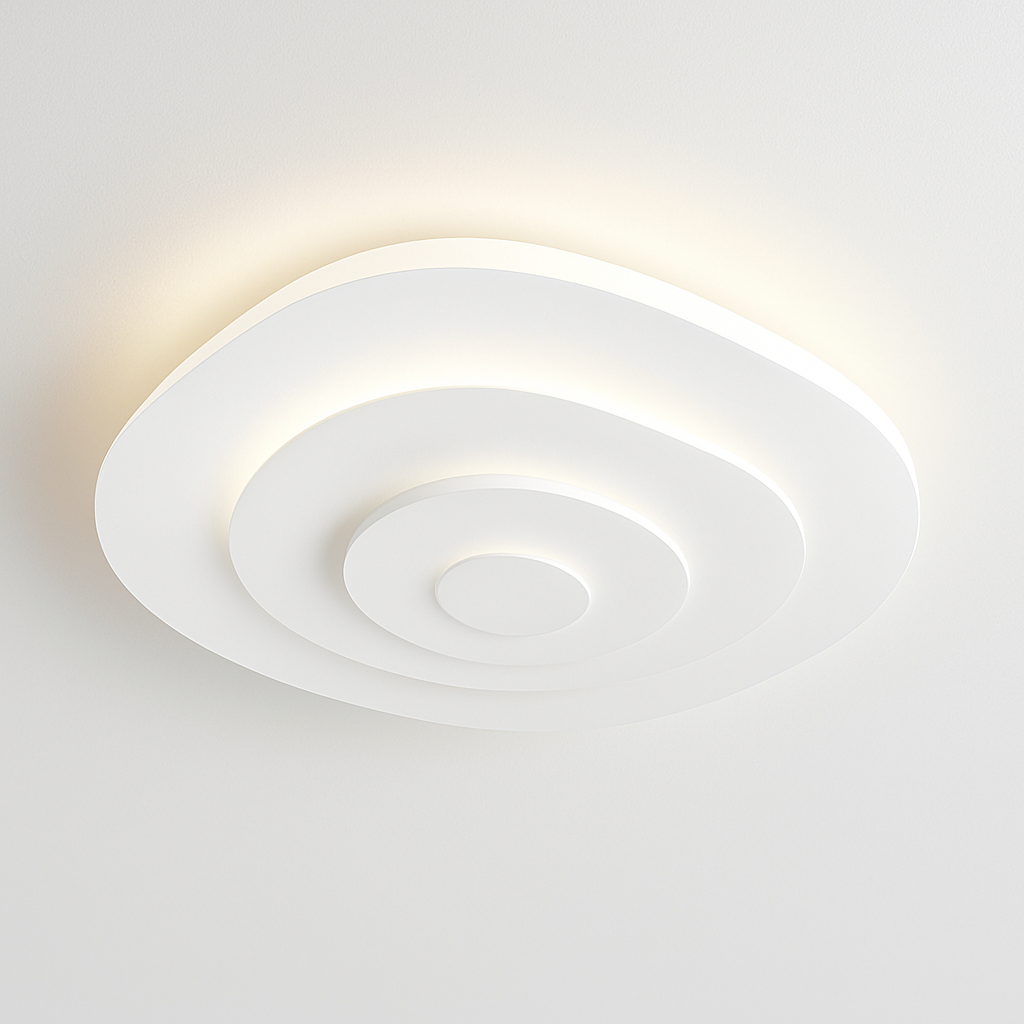plafonnier multicouche design en forme irrégulière originale