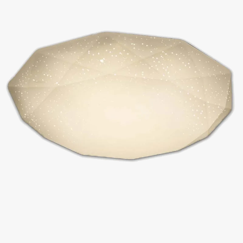 plafonnier nordique diamant étoile ciel leds acrylique moderne