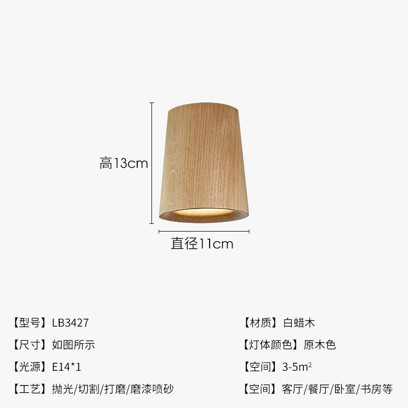 plafonnier nordique en frêne pour une décoration unique