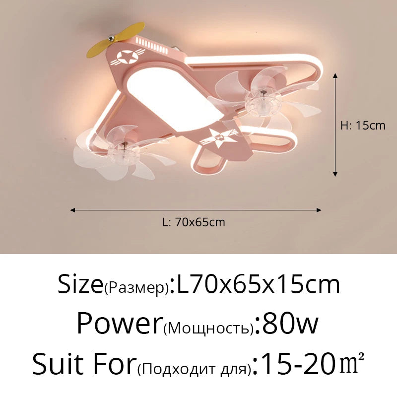 plafonnier nordique led avion pour chambre d'enfant moderne