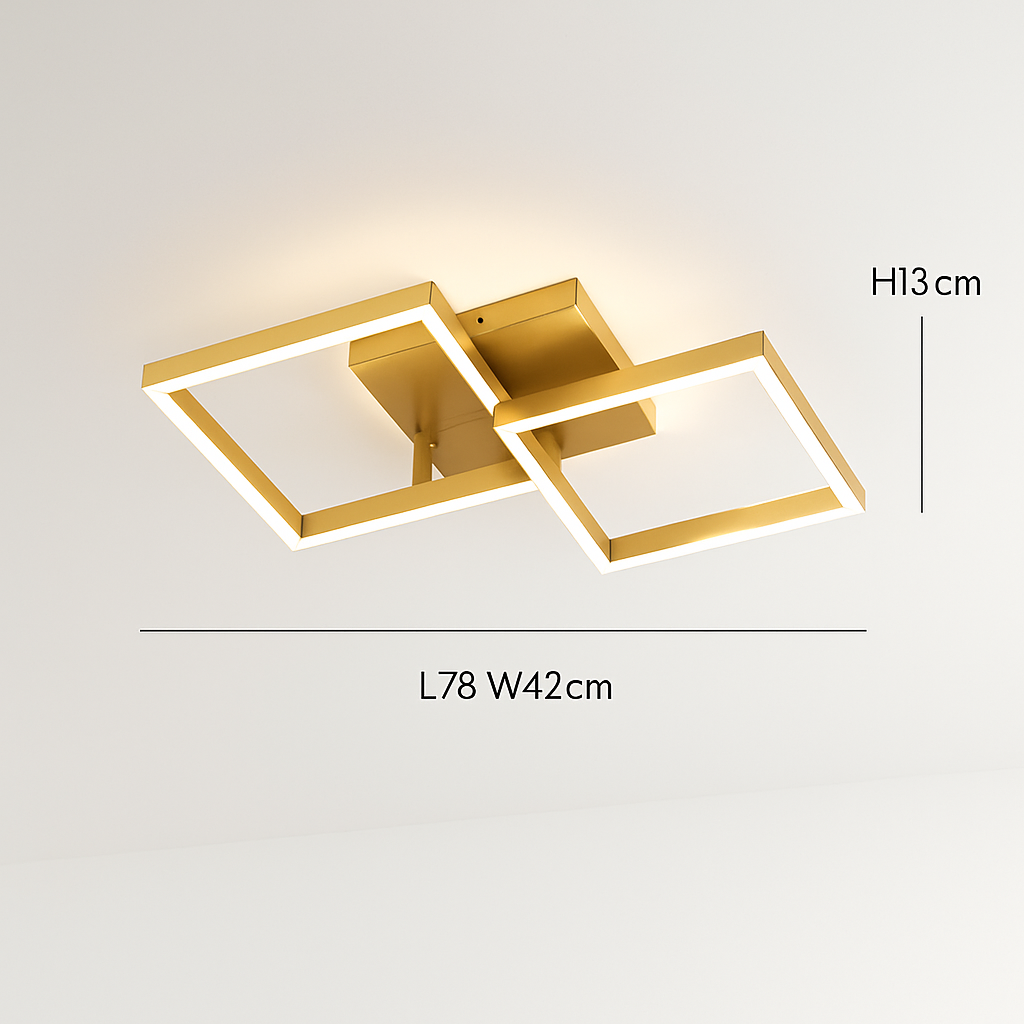 plafonnier nordique à led éclairage annulaire luxe moderne