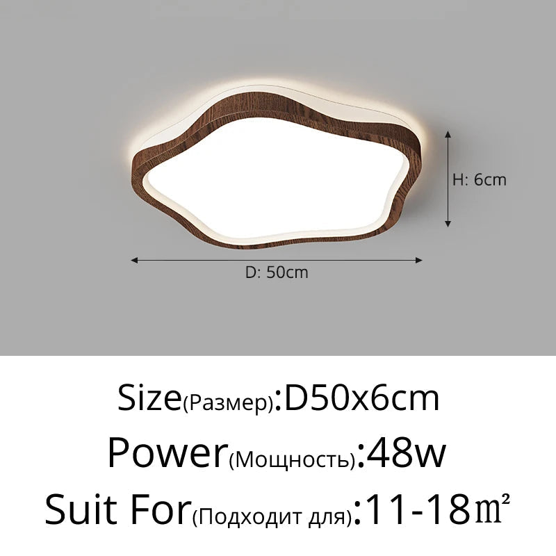 plafonnier nordique à LED design moderne pour intérieur