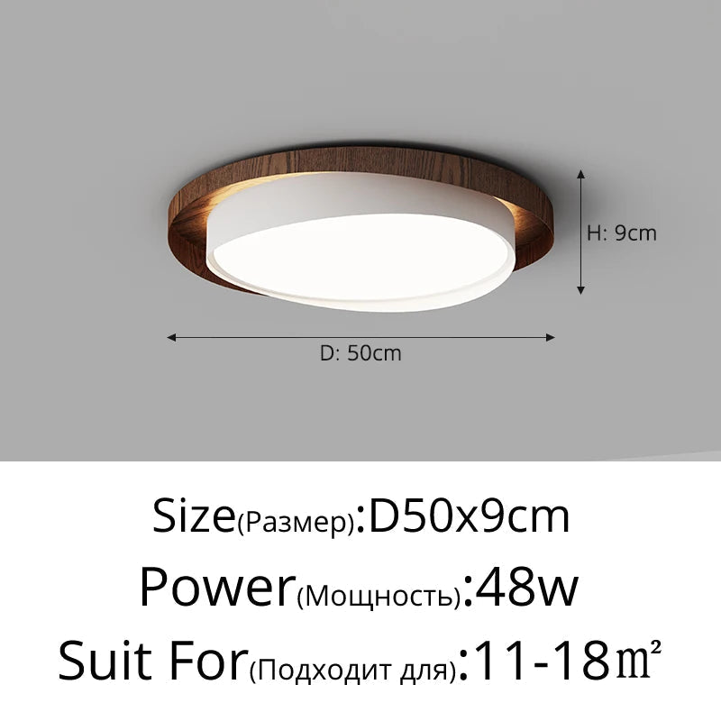 plafonnier nordique à LED design moderne pour intérieur