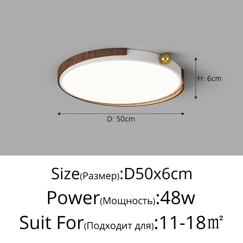 plafonnier nordique à LED design moderne pour intérieur