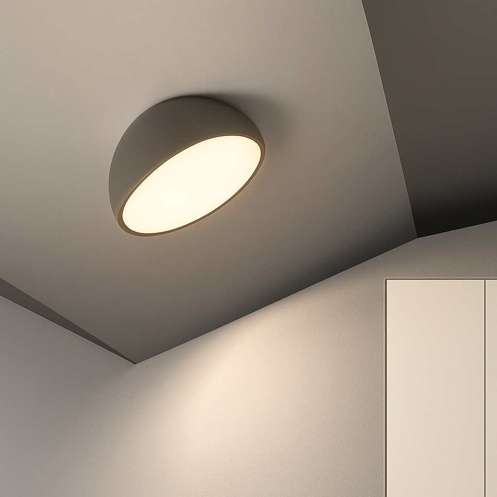 plafonnier nordique moderne pour escalier entrée loft avec télécommande led