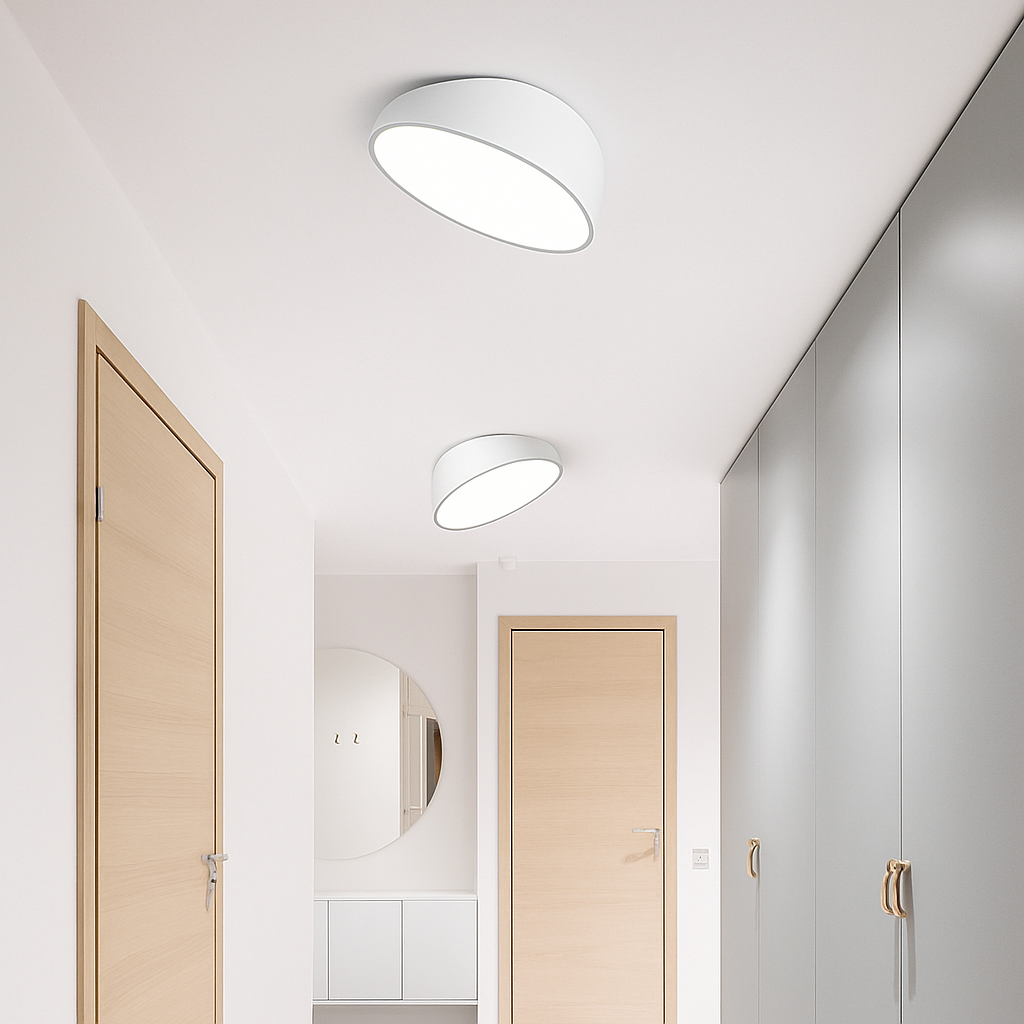 plafonnier nordique moderne pour escalier entrée loft avec télécommande led