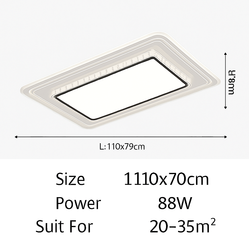 plafonnier nordique post-moderne luxueux en cristal simple