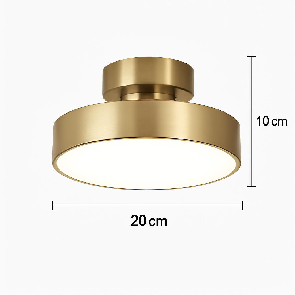 plafonnier nordique simple rond led éclairage lustre