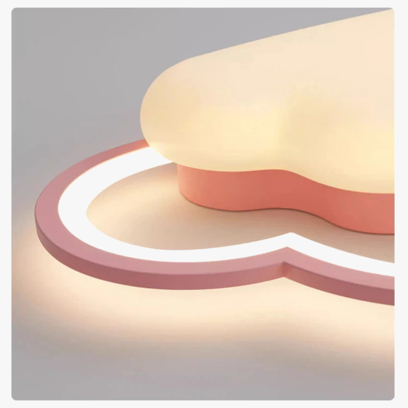 plafonnier nuage arc-en-ciel pour chambre enfant romantique et douce