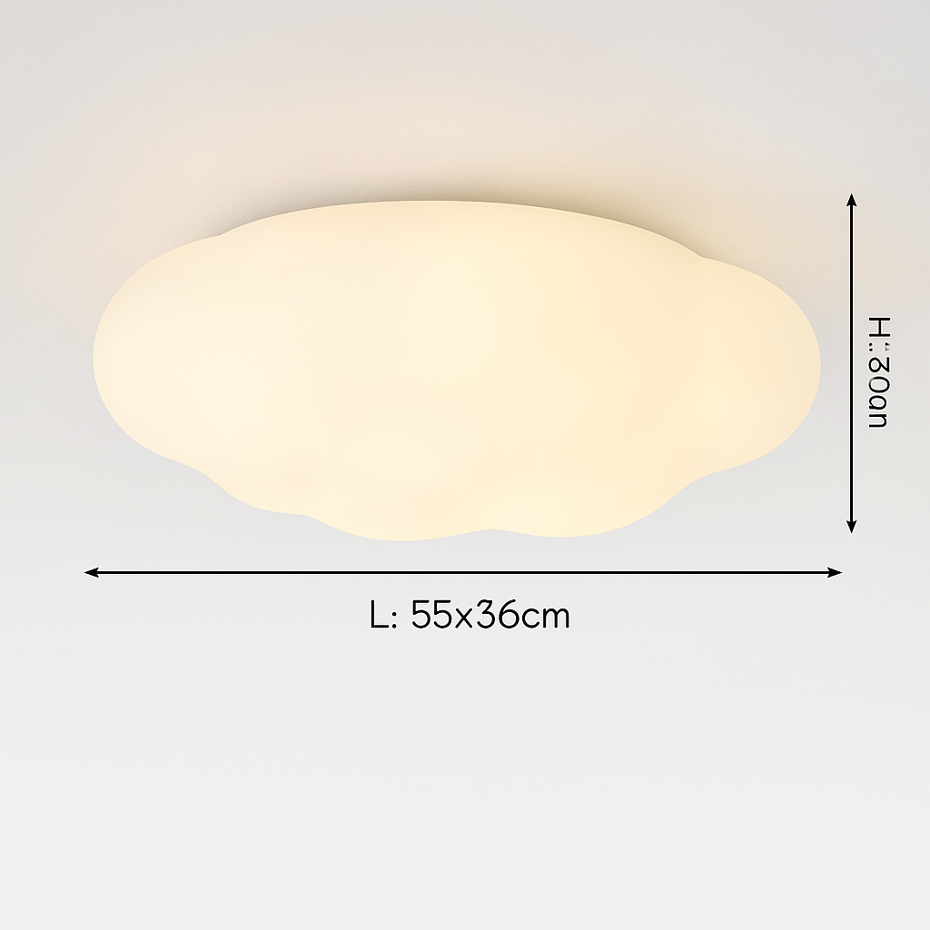 plafonnier nuage créatif moderne pour chambre d'enfant