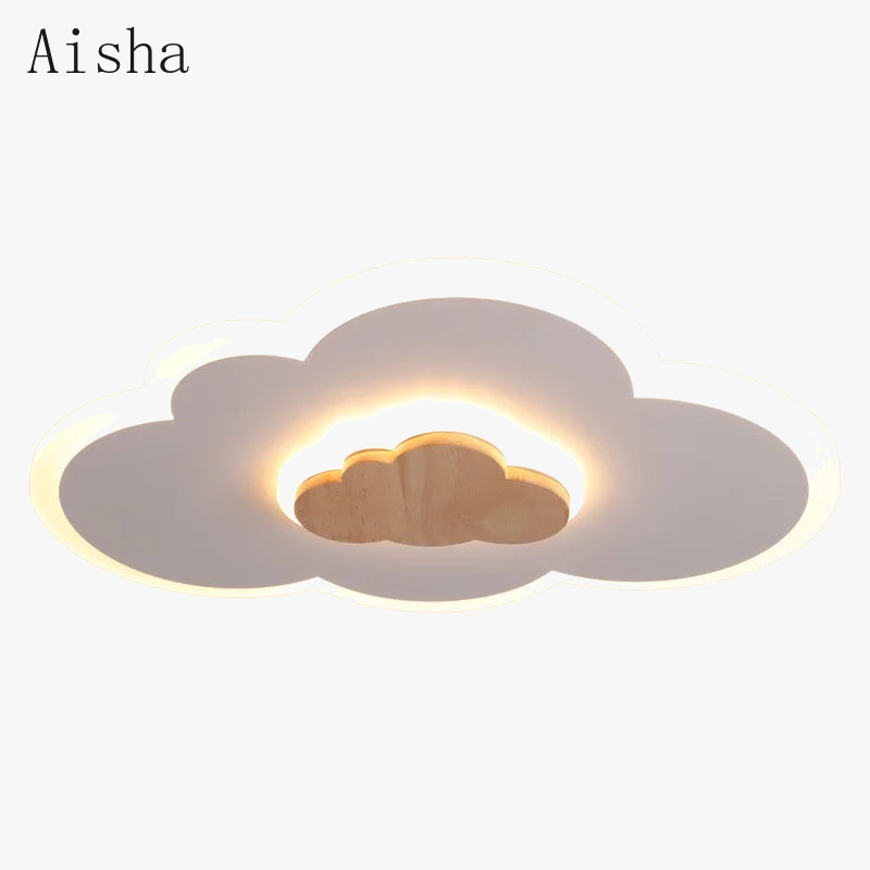 plafonnier nuage à LED style nordique pour enfants