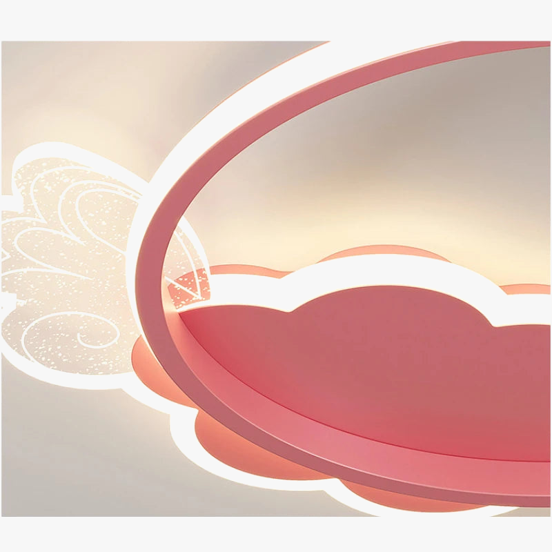 plafonnier nuage mignon pour chambre de princesse fille