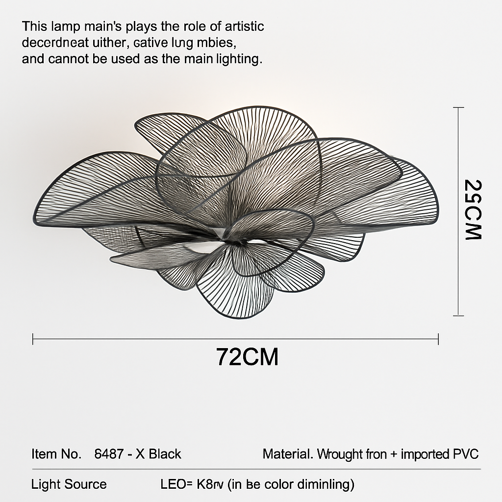 plafonnier ou suspension led design créatif luminaire décoratif