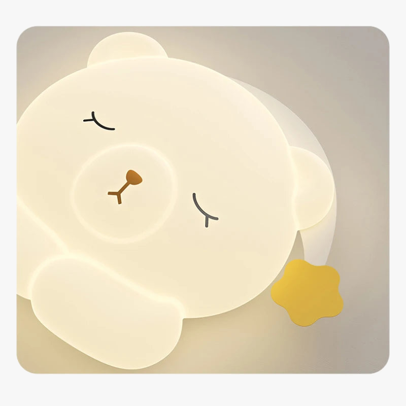 plafonnier ours mignon lampe pour chambre d'enfant moderne et romantique