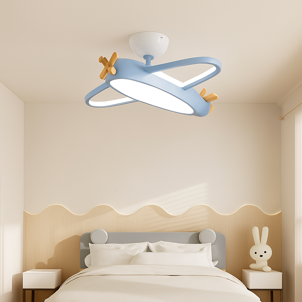 plafonnier protection des yeux led pour chambre d'enfant