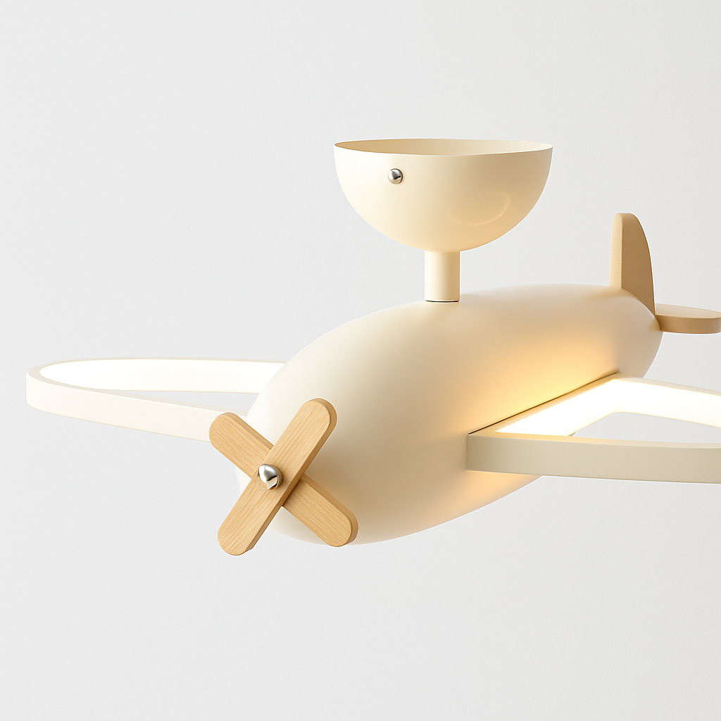 plafonnier protection des yeux led pour chambre d'enfant