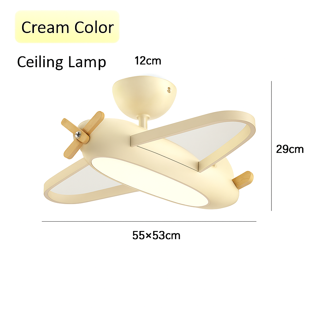 plafonnier protection des yeux led pour chambre d'enfant