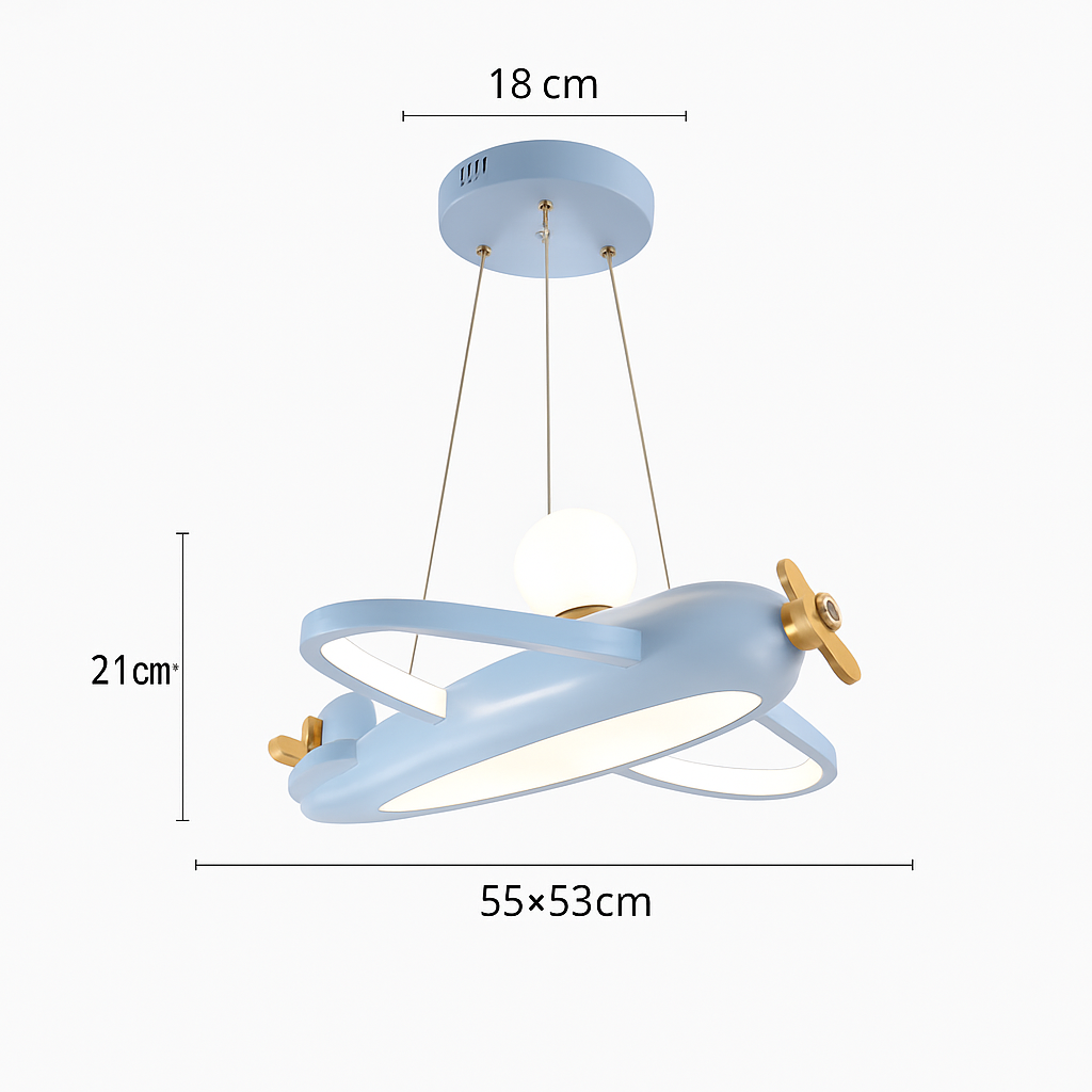 plafonnier protection des yeux led pour chambre d'enfant
