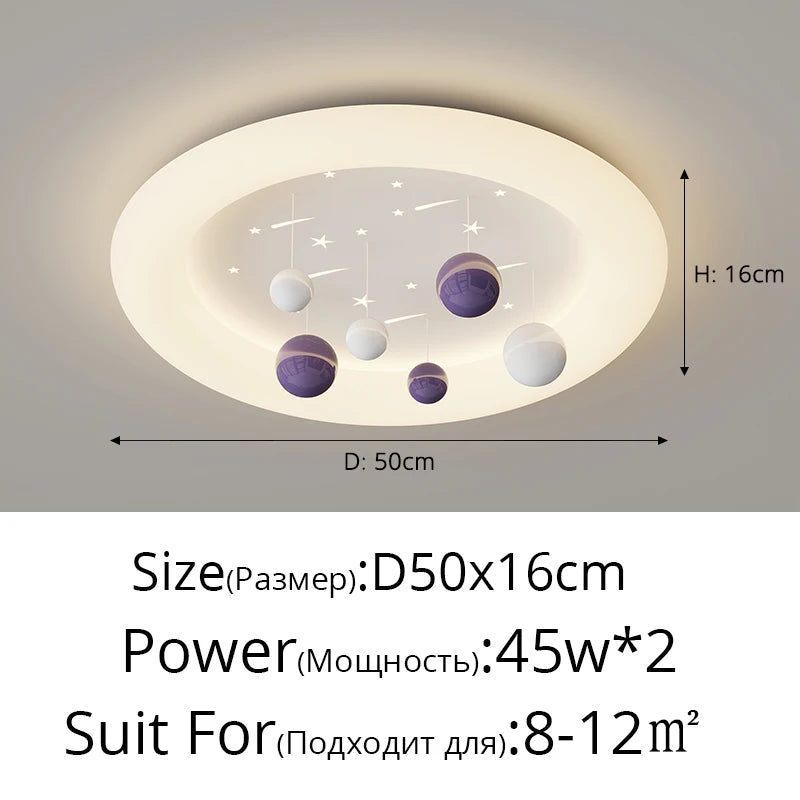 plafonnier protection yeux spectre complet pour enfants créatifs