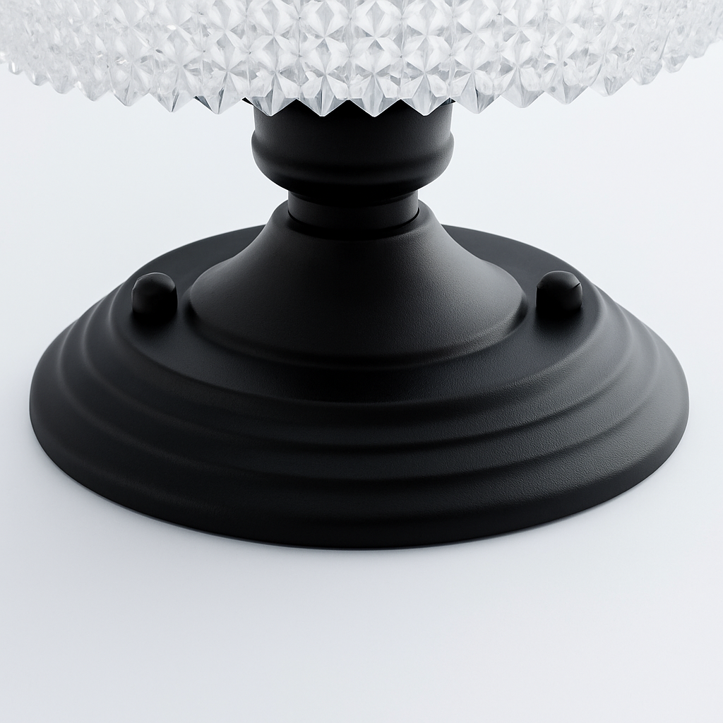 plafonnier rétro américain avec couvercle en verre pour décoration créative