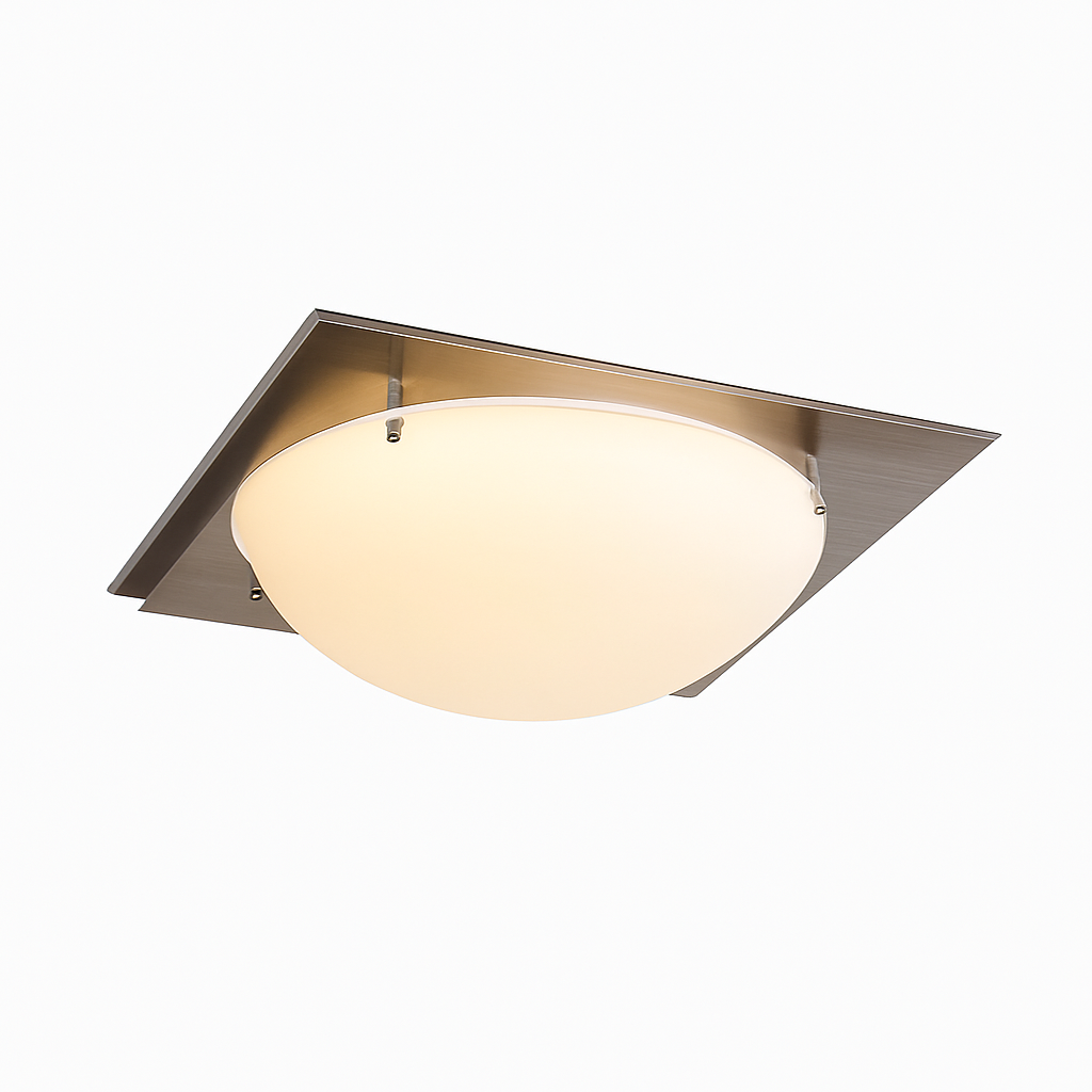 plafonnier rétro créatif en verre style bauhaus antique