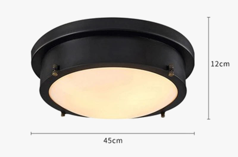 plafonnier rétro vintage style industriel pour intérieur et extérieur